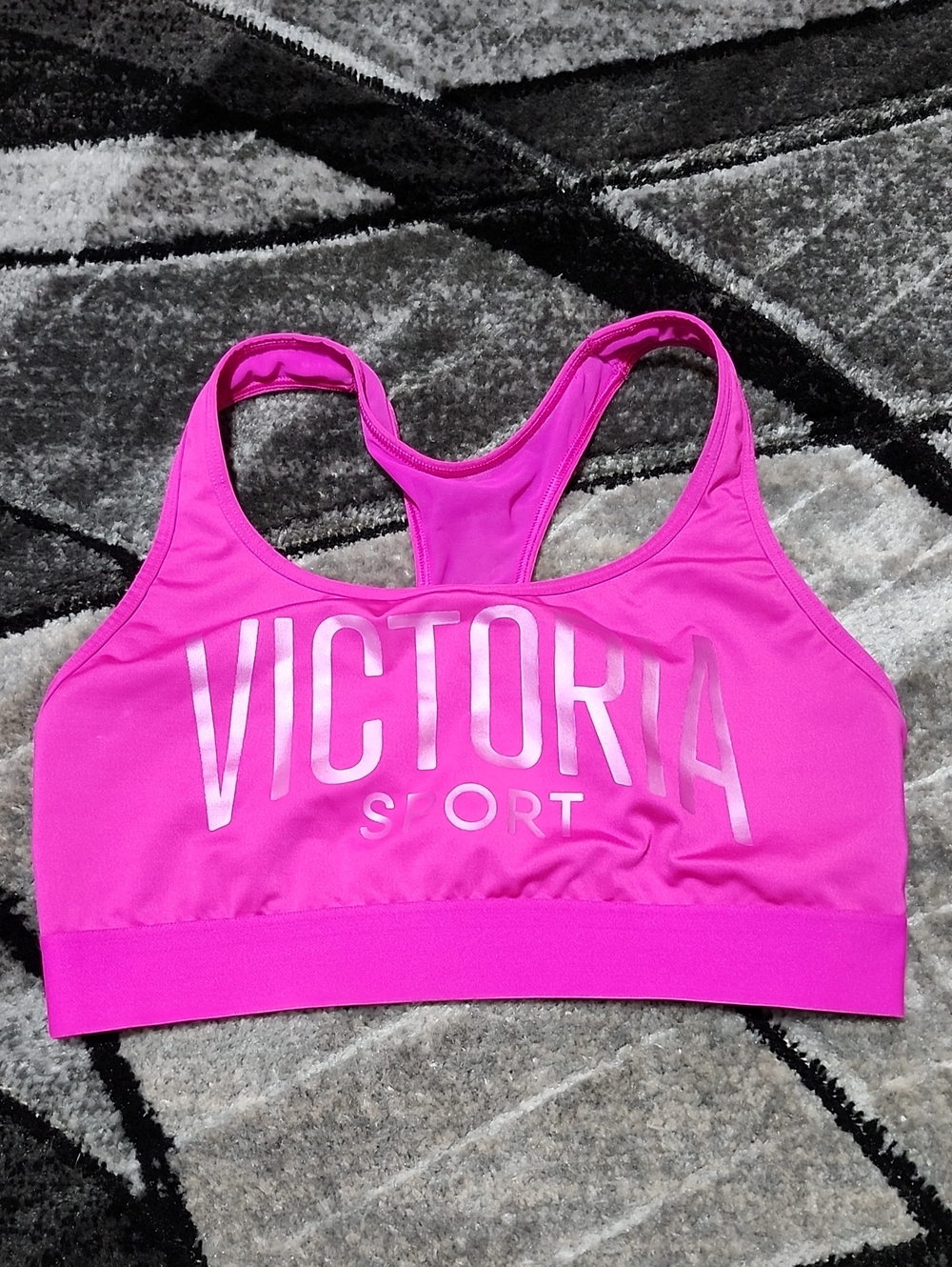 VICTORIA SPORT 2019 THE PLAYER BY VS LOGO RACERBACK MESH SPORTS BRA